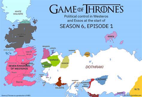 Game Of Thrones Mapped By Season Omniatlas