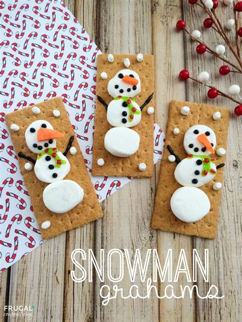 Frugal Coupon Livings Snowman Grahams A Christmas Kids Food Craft