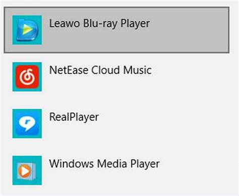 How To Change Default Media Player In Windows And Mac Leawo Tutorial