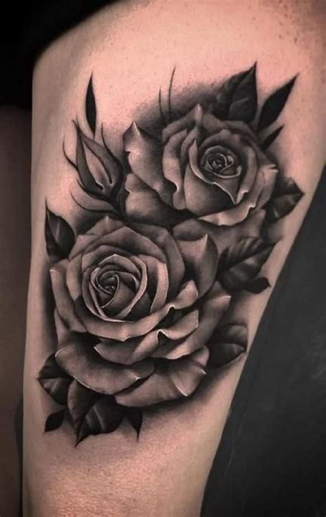 Tatuajes De Rosas Negras Significado Y Recopilación De Diseños Tatuantes