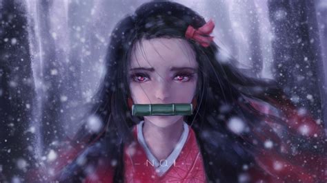 1600x900 Resolution Nezuko Kamado Art 2020 1600x900 Resolution