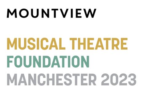 Mountviews Inaugural Manchester Foundation Musical Theatre Celebration 2023 Z Arts