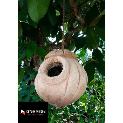 Bird nest coconut husk bird nest handmade bird nest natural