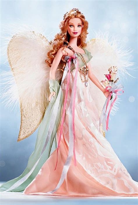 Mattel Barbie Collector Golden Angel Barbie Doll Amazon Co Uk Toys Games
