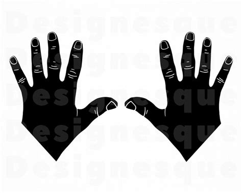 Hands Svg Fingers Svg Hands Clipart Hands Files For Cricut Etsy
