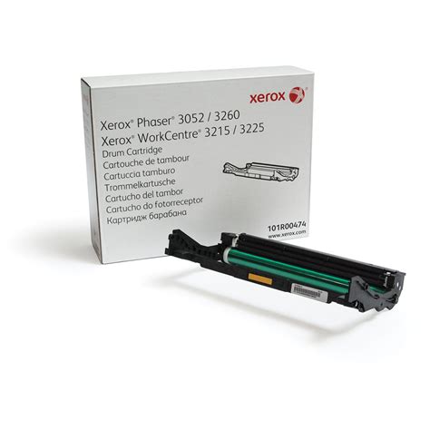 Both are designed to support either a supplies recycling programme consumables for the phaser 3260 and workcentre 3225 are part of the xerox green world alliance supplies recycling. Xerox Drum Cartridge for Phaser 3260 & WorkCentre 101R00474