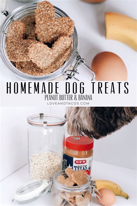 Whisk peanut butter and eggs until thoroughly combined in a second bowl. Homemade Dog Treats - Peanut Butter & Banana | Recipe ...
