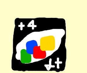 Uncoated blank interior provides a superior writing surface. When somebody gets the Uno Draw 4 card... - Drawception