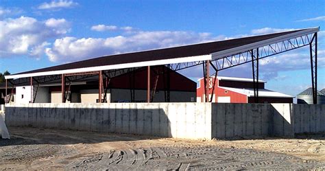 We are committed to your satisfaction from conception to completion of your metal building. Single Slope Dairy - Worldwide Steel Buildings