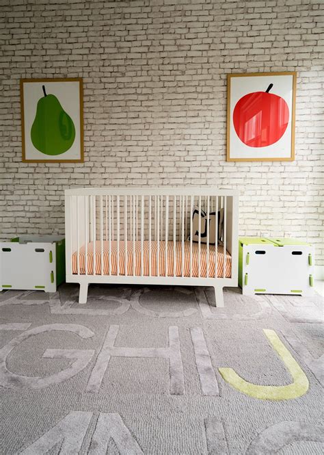 Simple Nursery Design With Fruit Wall Art Pattonmelo Baby Room Art