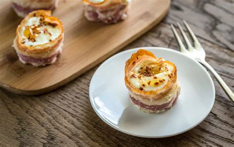 Air Fryer Egg And Bacon Cups By AirFryerRecipes Com