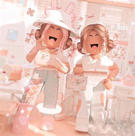 Besties Cute Aesthetic Roblox Gfx Bffs Pic Park