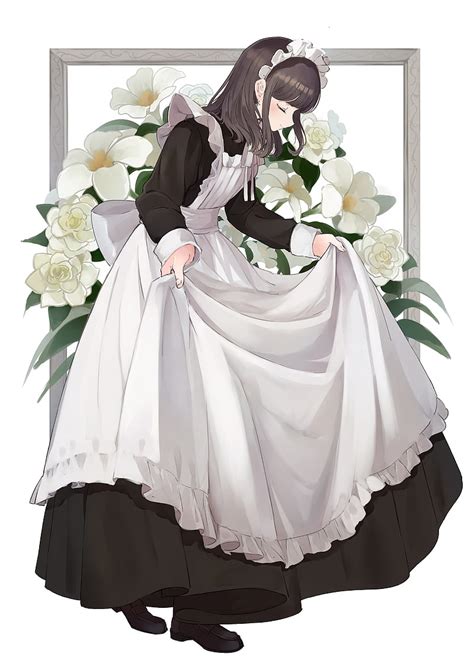Anime Anime Girls Digital Art Artwork Portrait Display Vertical 2d Maid Outfit Hd Mobile