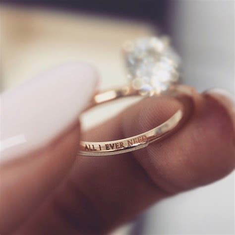 Everything To Know About Engraving Your Wedding Rings Engraved Engagement Ring Engraved