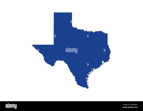 Mapa Del Estado De Texas Ilustración De Diseño Vectorial Imagen Vector
