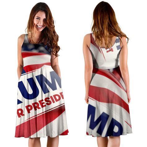 Trump Button Dress Donald Trump Store Usa