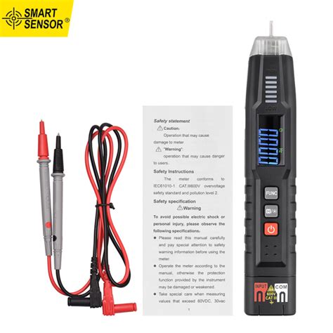 Sensor Cerdas Ht122a Tipe Pena Digital Multimeter Genggam Pintar