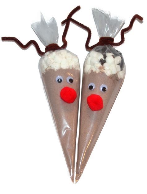 Diy Reindeer Hot Cocoa Cones Kerst