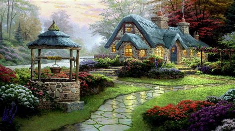 Beautiful English Cottage Hd Cool Wallpaper Free