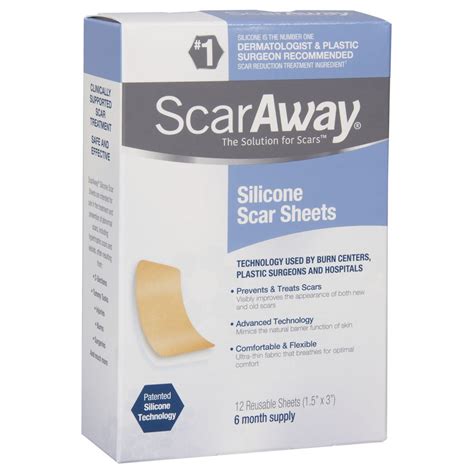Galleon Scaraway Professional Grade Silicone Scar Treatment Sheets