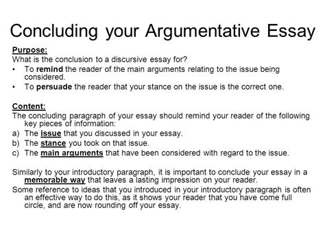 How To Have A Good Conclusion In An Essay