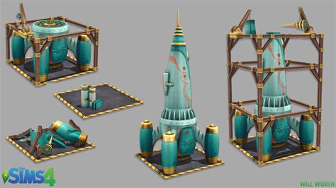 The Sims 4 Rocketship 3 By Deadxiii On Deviantart