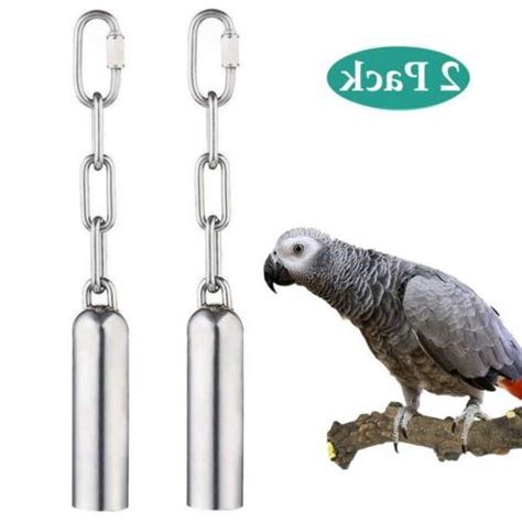 Stainless Steel Bell Bird Toys Chew Toy