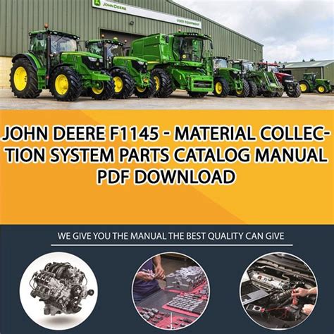 John Deere F1145 Material Collection System Parts Catalog Manual Pdf