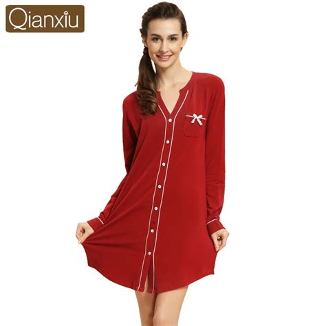 Buy Qianxiu 2018 Spring Modal Cotton Sleepwear Women