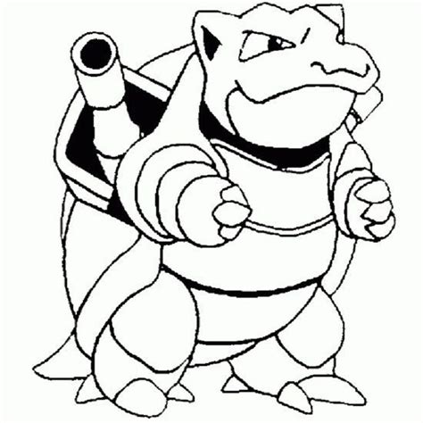 Pokemon Blastoise Colouring Pages Coloring Pages