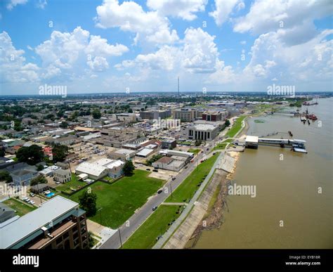 Aerial View Of Downtown Gretna Louisiana On The West Bank Of New