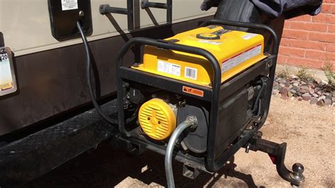 Power your adventures with the onan p2500i digital inverter portable generator. Installing generator on 5th wheel trailer - YouTube