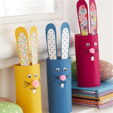 Bunny Rabbit Toilet Roll Crafts For Kids