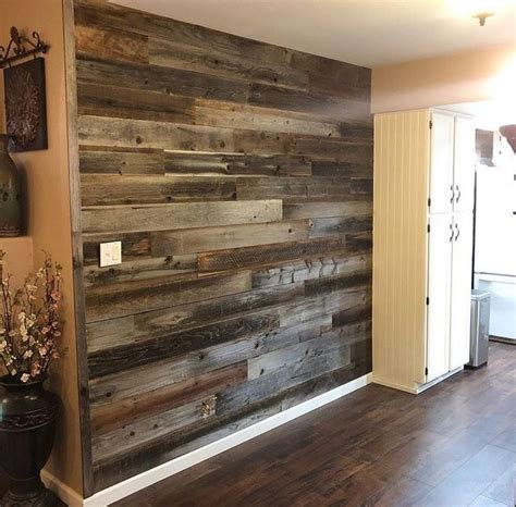 Reclaimed California Redwood Wall Planks Wood Walls Living Room Wall