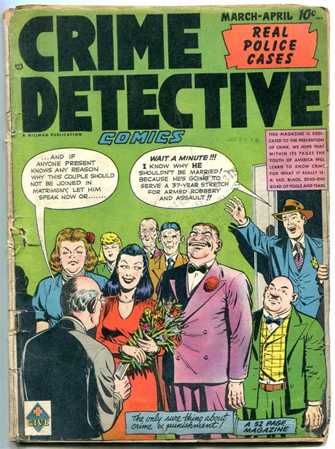 crime detective 7 1949 golden age comic wedding cover g vg 1949 comic dta collectibles