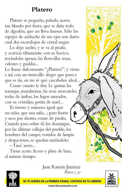 Primeras Frases De Platero Y Yo De Juan Ram N Jim Nez Cuentos