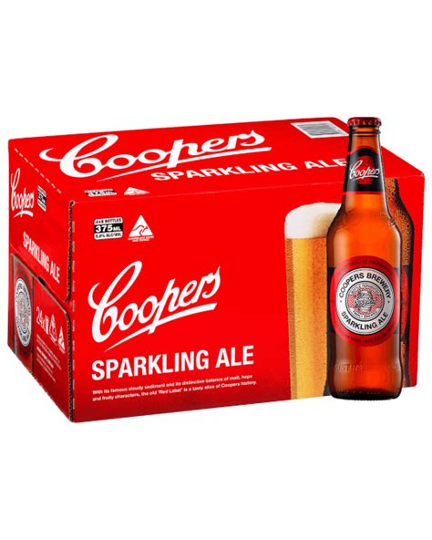Coopers Red Sparkling Ale 24 X 375ml Stubbies Shortys Liquor