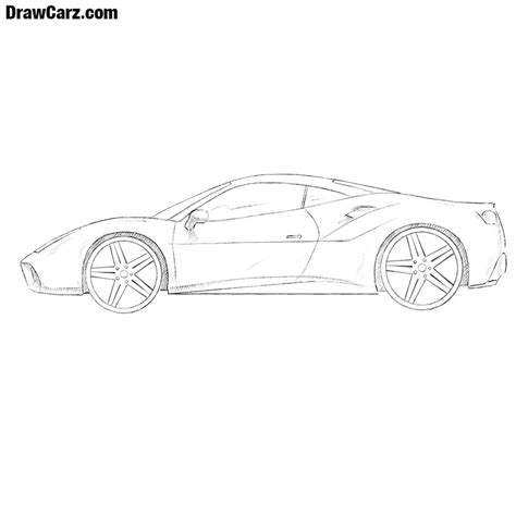 How To Draw A Ferrari