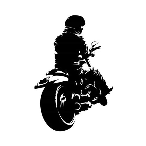 Motorcycle Back Illustrations Royalty Free Vector Graphics And Clip Art