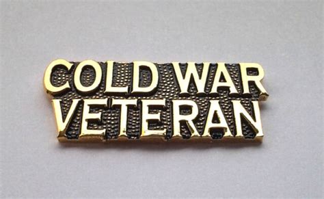 Cold War Veteran Military Hat Pin 14241 Ho Ebay