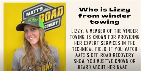 Is Lizzy Related To Matts Off Road Recovery Design Related