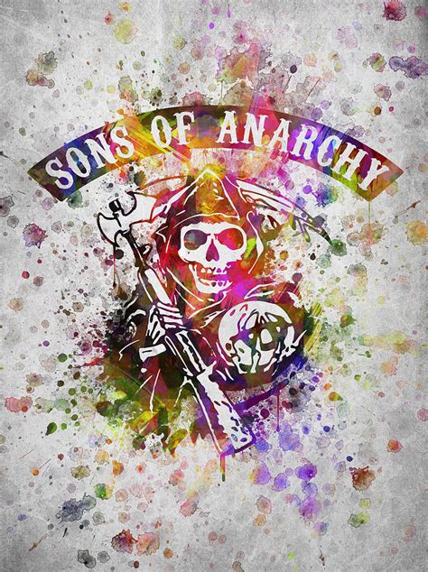 Sons Of Anarchy In Color Drawing By Aged Pixel