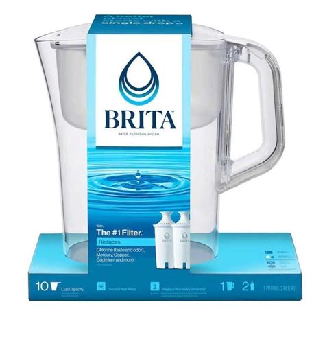 Brita Champlain Water Filter Pitcher Cup With Filters Ebay In Water Filter