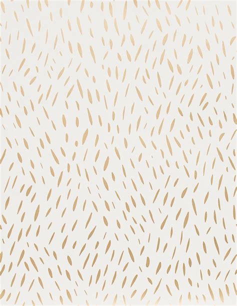 Palea Wallpaper In Gold On Cream By Thatcher Studio Hand Printed