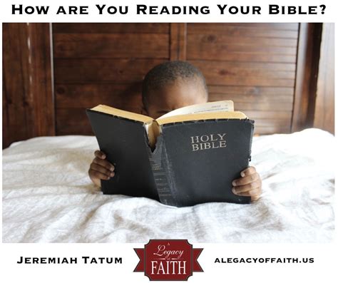 How Are You Reading Your Bible