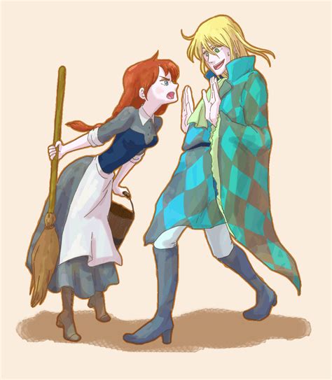 Howl S In Trouble Howl And Sophie Sophie And Howl Studio Ghibli Movies