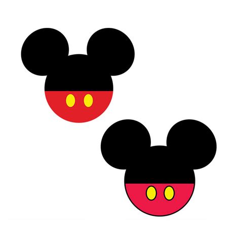 Mickey Mouse Head Svglayered Mickey Mouse Svgmickey Mouse Svgdisney