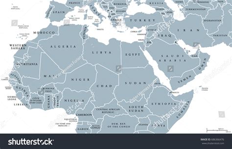 Asia And North Africa Map