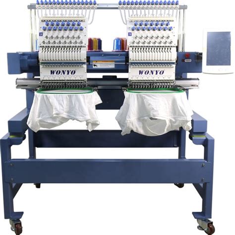 2 Heads Computerized Garment Embroidery Machine for Cap/T-Shirt