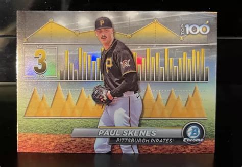 Paul Skenes Bowman Chrome Refractor Top Rookie Prospect Rc Eur